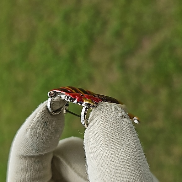 Rooster Brooch - Picture 13 of 14
